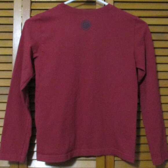 Life Is Good NWOT boys long sleeve Christmas tee with dog head size M (7-8) - Picture 6 of 7